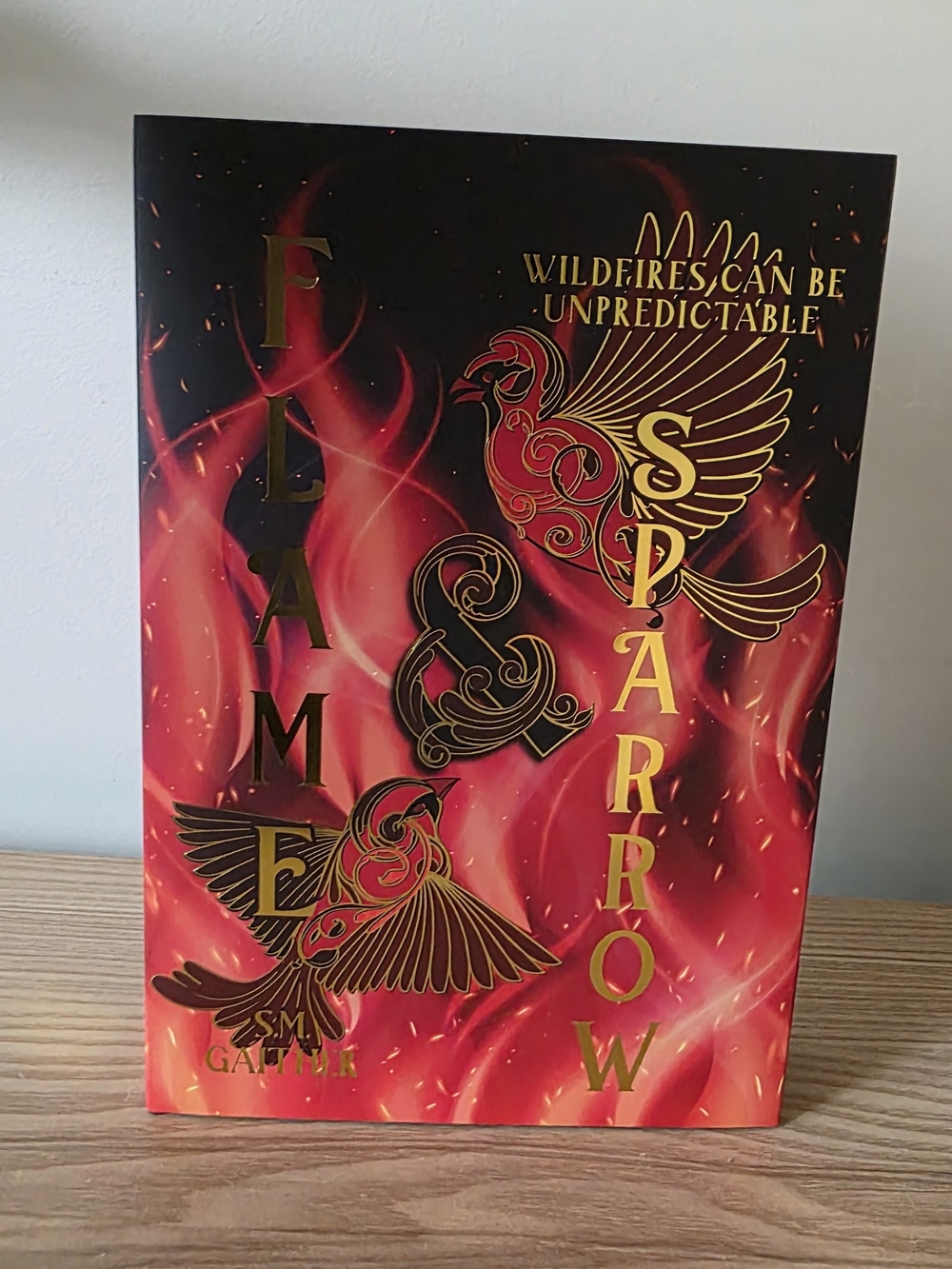 Flame & Sparrow Hardcover Book — Red and Gold Cover - Picture 2 of 6